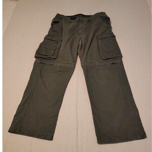 Boy Scouts of America Women 14 Convertible Cargo Pants ZIPOFF Olive Green Hiking